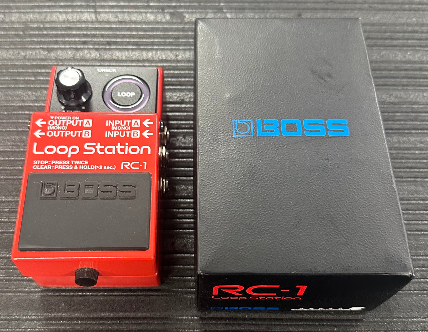 Top of with box Used Boss RC-1 Looper w/box