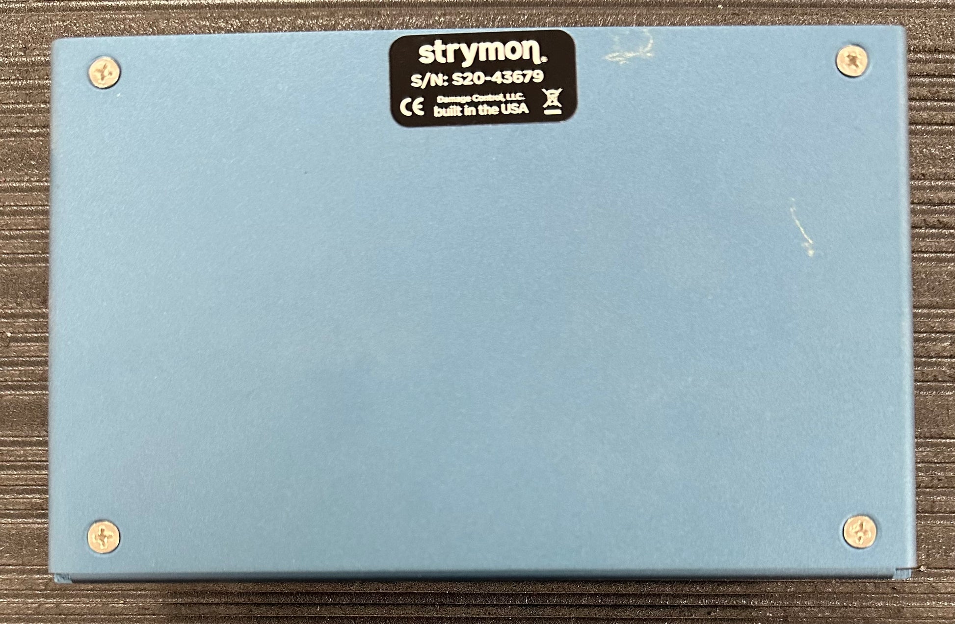 Bottom of Used Strymon Nightsky Time Warped Reverberator w/box TSS4162