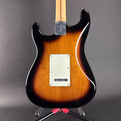 Back of Used 2024 Fender Player Stratocaster Pau Ferro 2-Tone Sunburst.