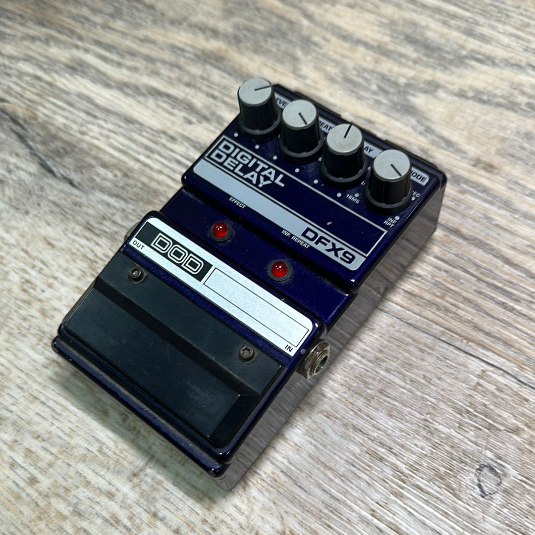 Top of Used DOD DFX9 Digital Delay.