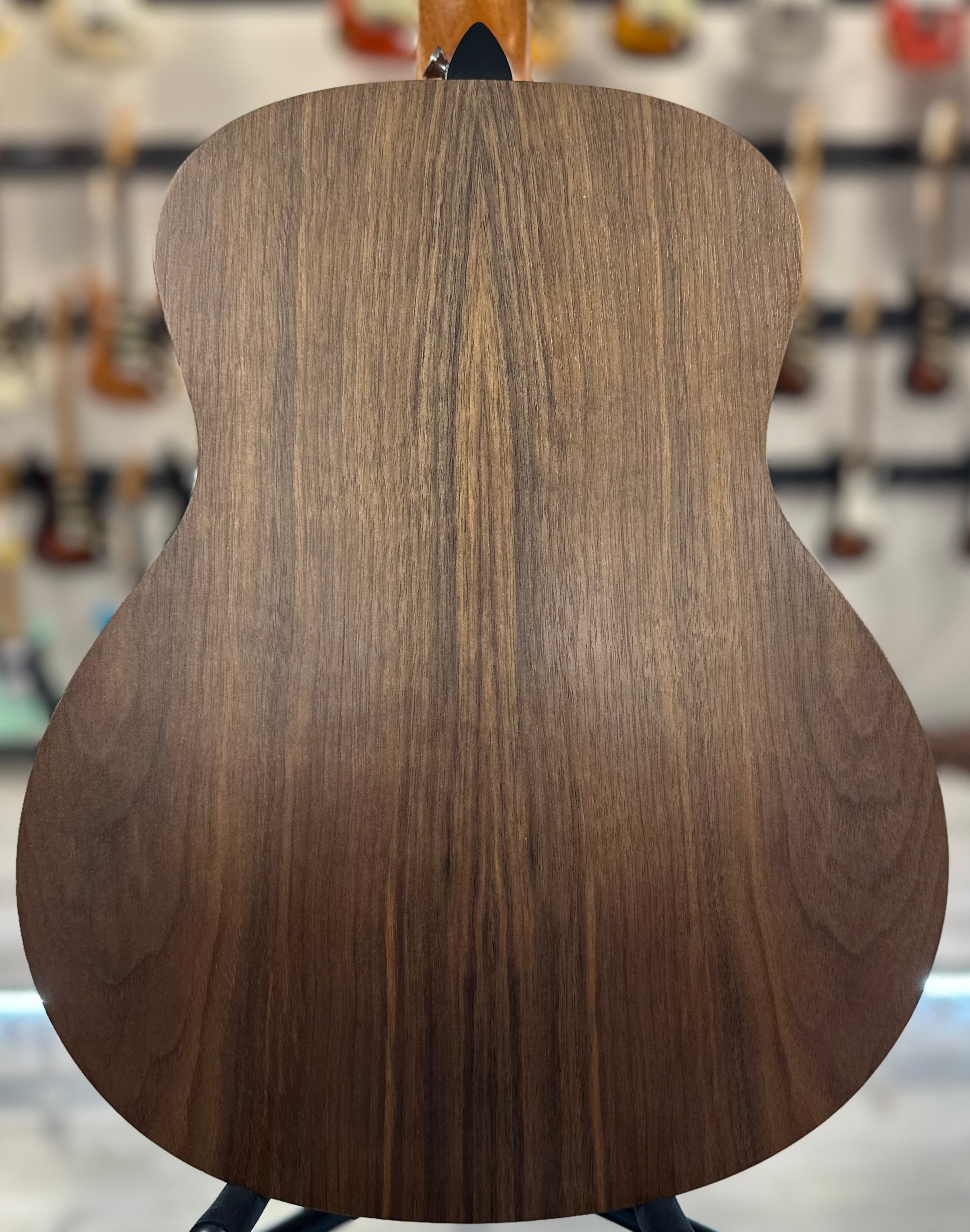 Back of Used Taylor GS Mini-E Walnut w/bag TSS4152