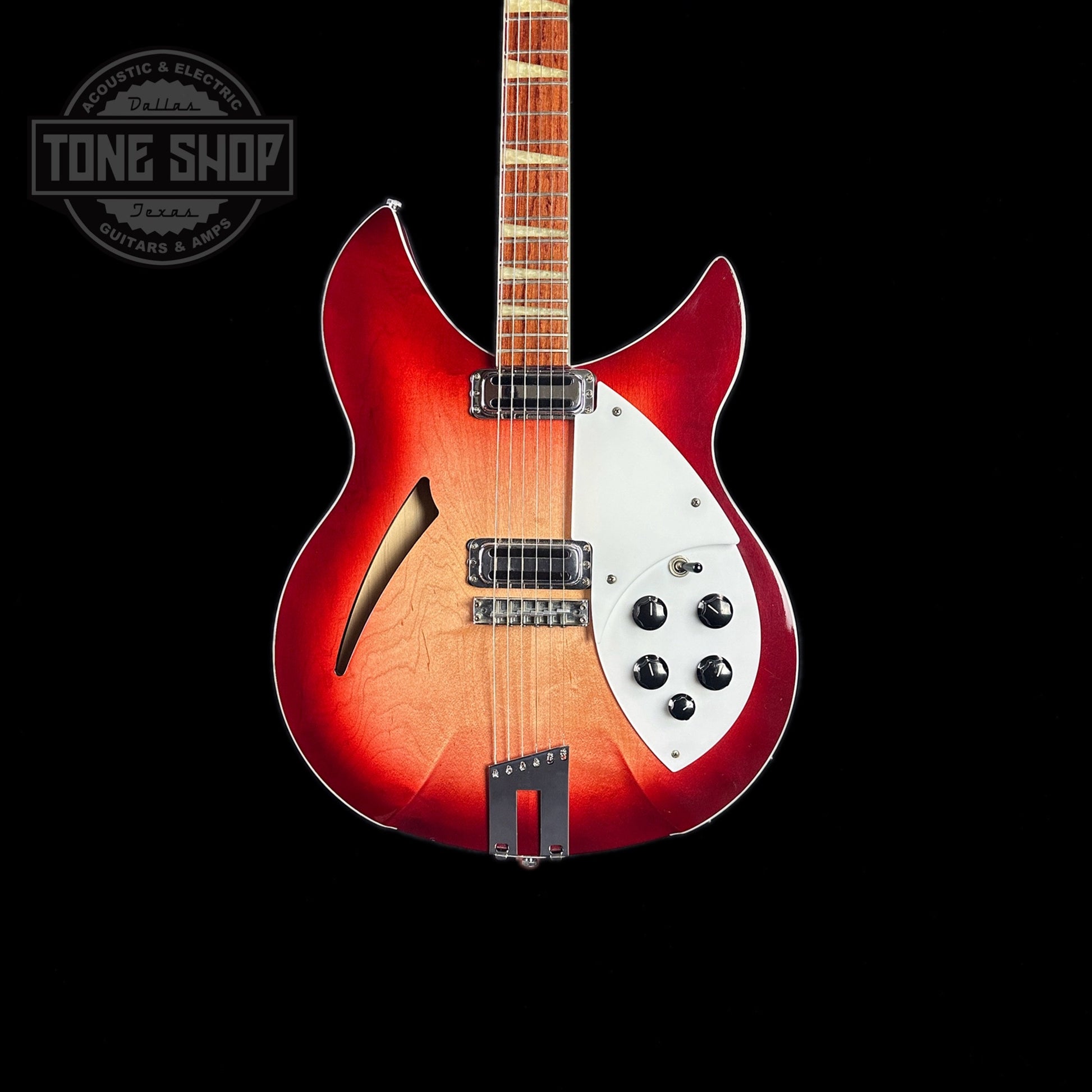 Front of body of Used 1997 Rickenbacker 360V64 Fireglow.