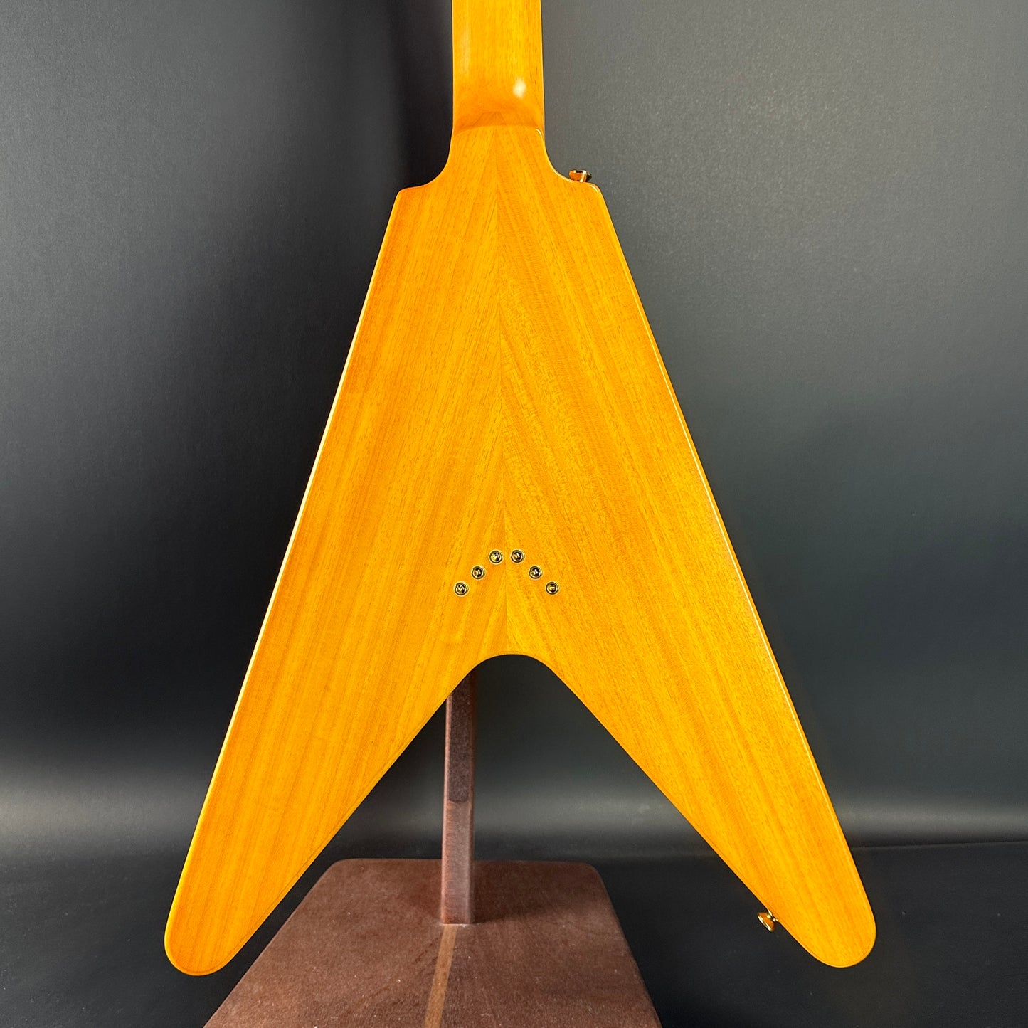 Back of Used Epiphone 1958 Korina Flying V.