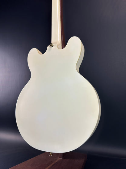 Back angle of Used Epiphone ES-345 Antique White.