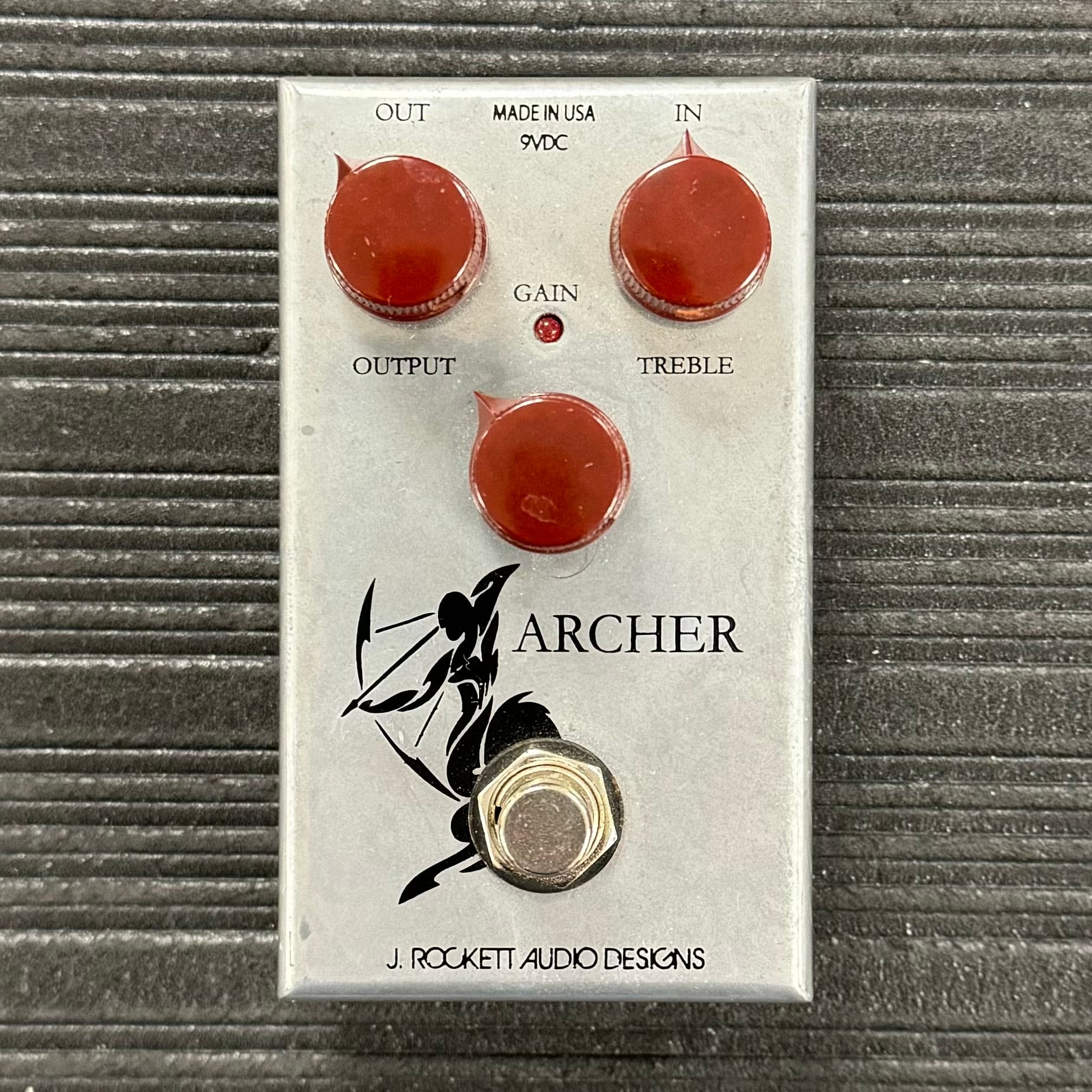 Top of Used J Rockett Silver Archer 