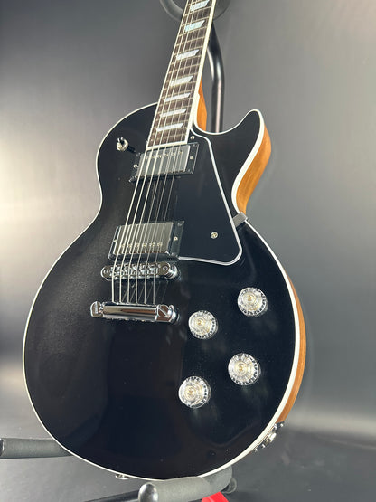 Front angle of Used Gibson Les Paul Modern Graphite.