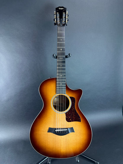 Full front of Used Taylor 512ce Ltd Koa/Cedar 12 Fret.