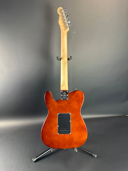 Full back of Used Reverend PA2S Pete Anderson Eastsider S Gloss Root Beer Sparkle RW.