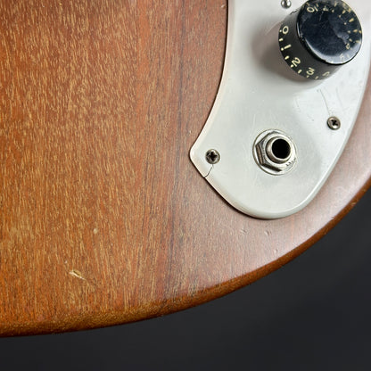 Wear on bottom edge of Vintage 1978 Gibson Marauder Natural.