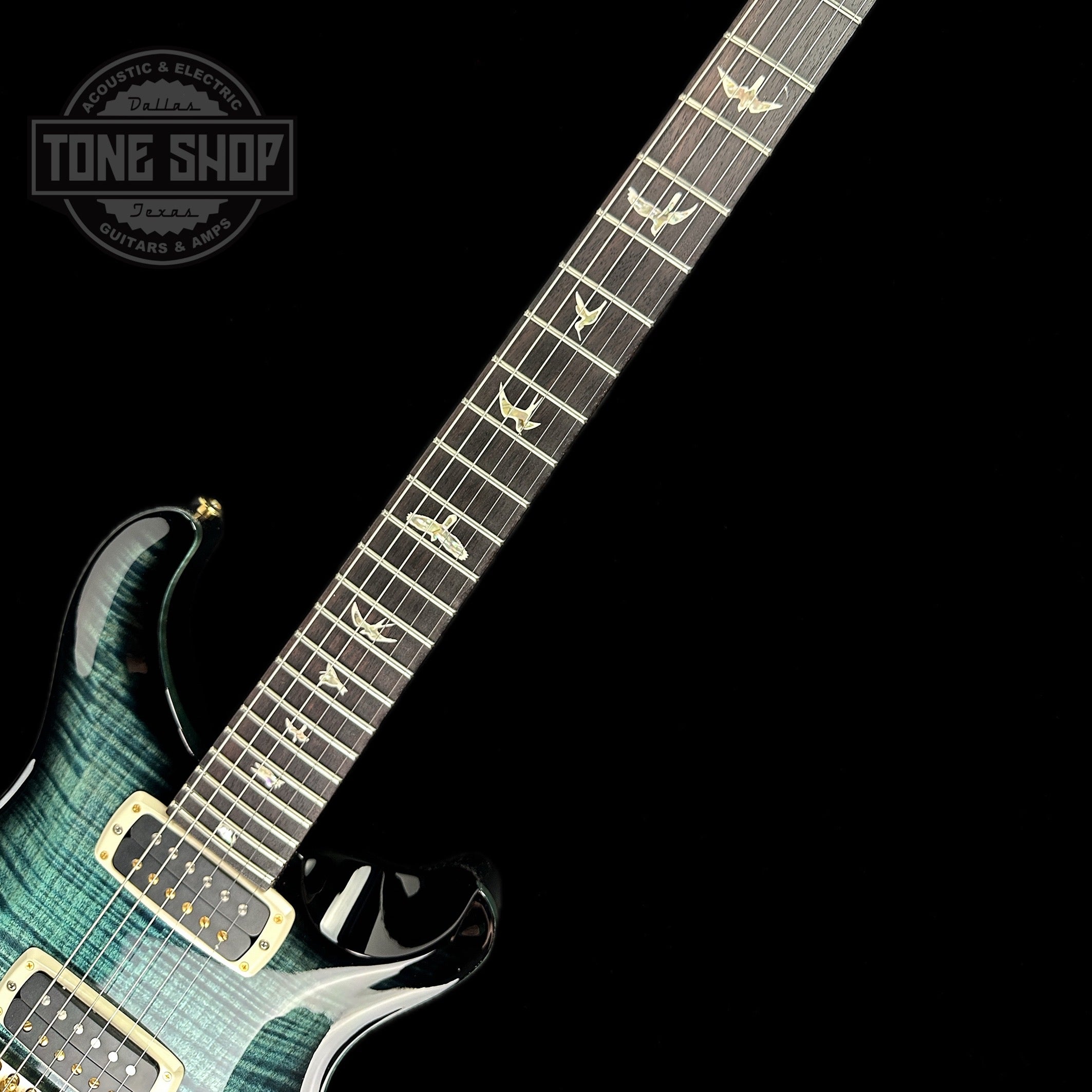 PRS Custom 24-08 Cobalt Smokeburst 10 Top Birds w/case – Tone Shop Guitars