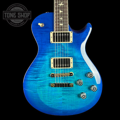 Front of PRS S2 McCarty 594 Singlecut Lake Blue.