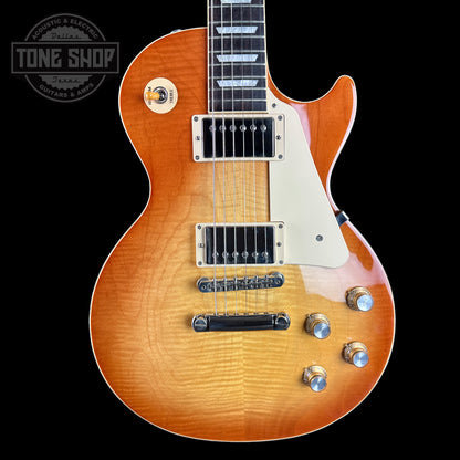 Front of Used 2022 Gibson Les Paul 60s Standard Unburst.