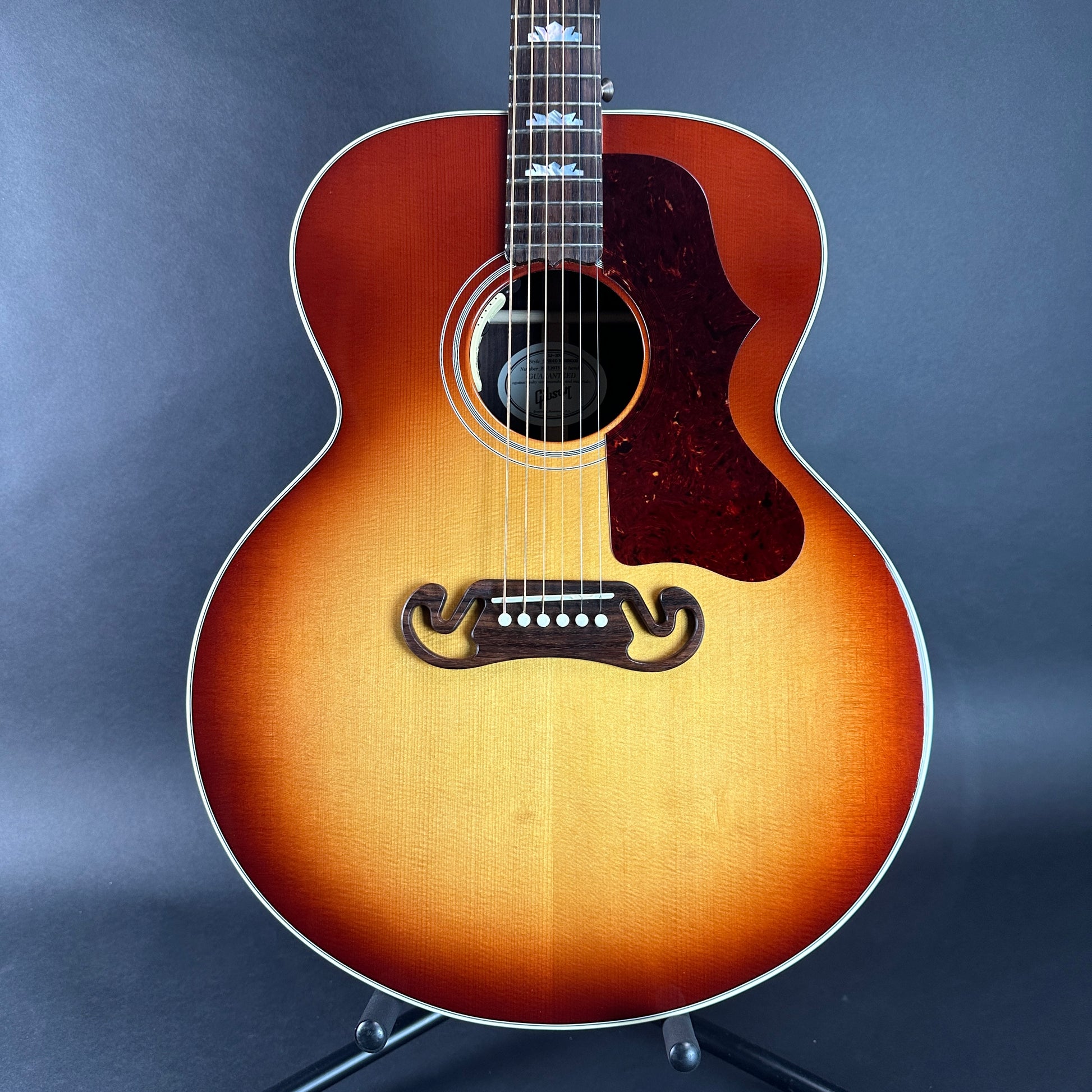 Front of Used Gibson SJ-200 Studio Rosewood.