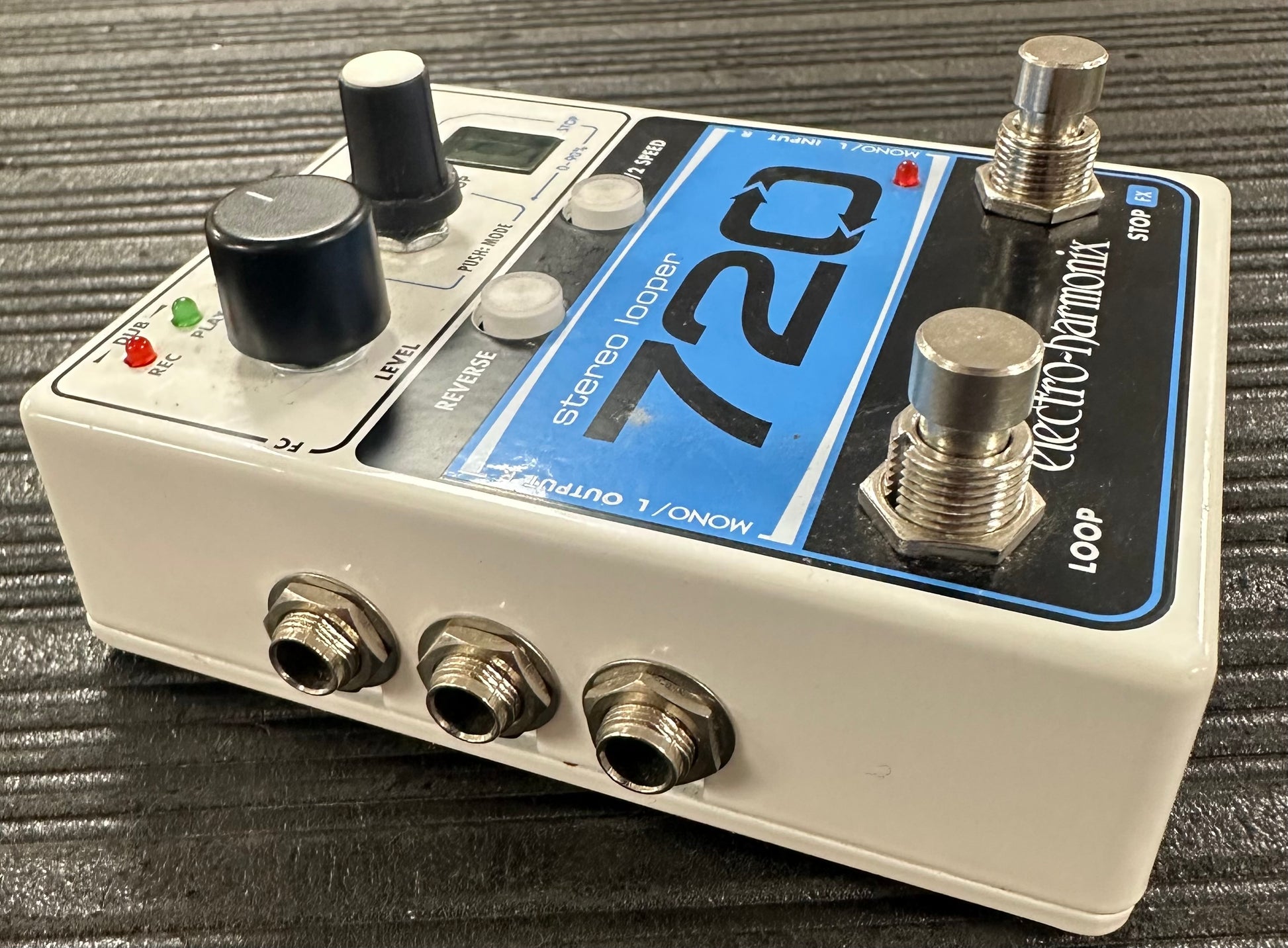 Side of Used EHX Electro Harmonix 720 Looper TSS4510