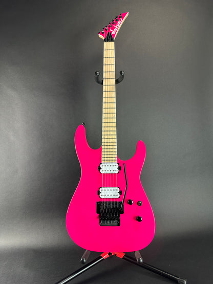 Full front of Used Jackson Pro Series SL2M Magenta.