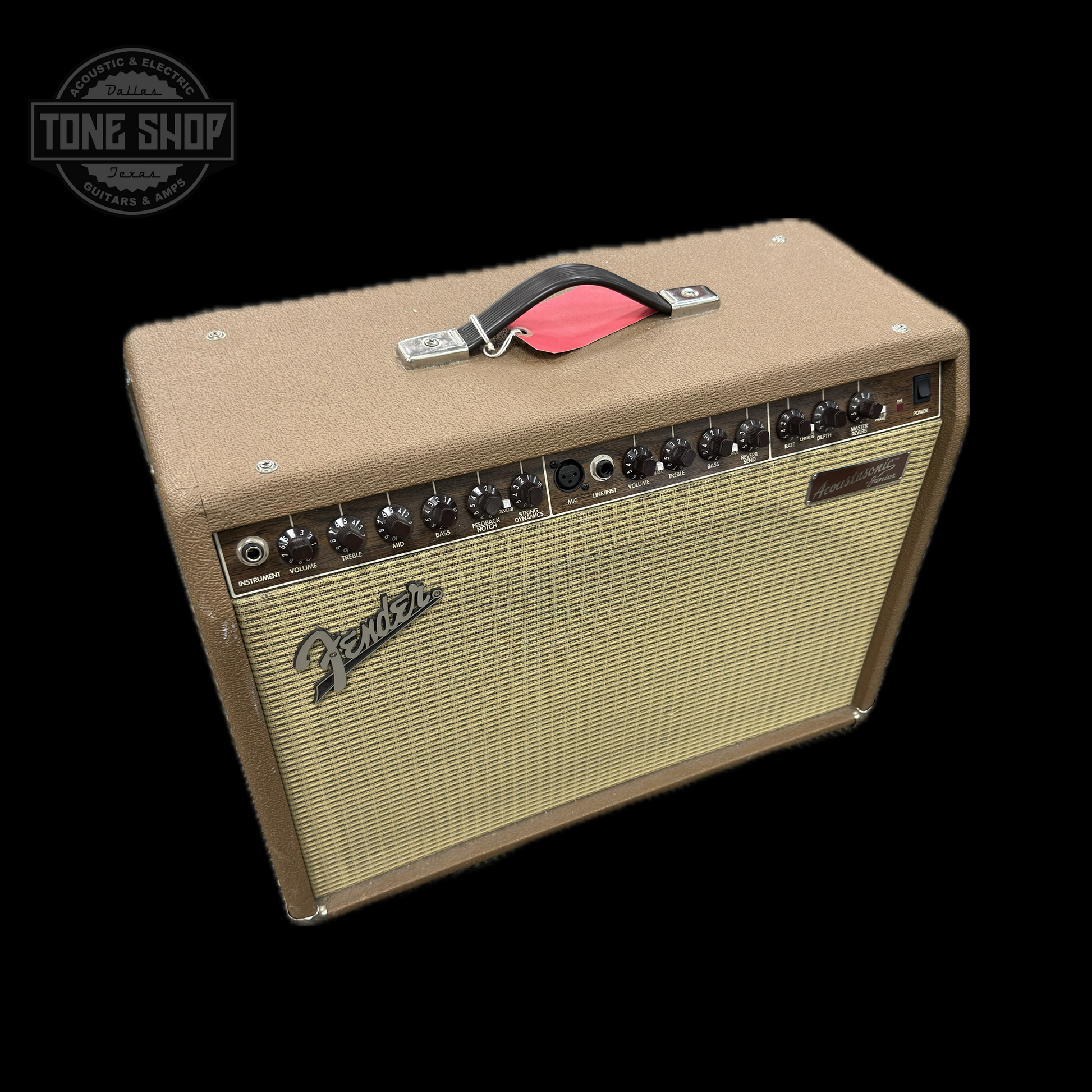 Front of Used Fender Acoustasonic Junior TSU18514