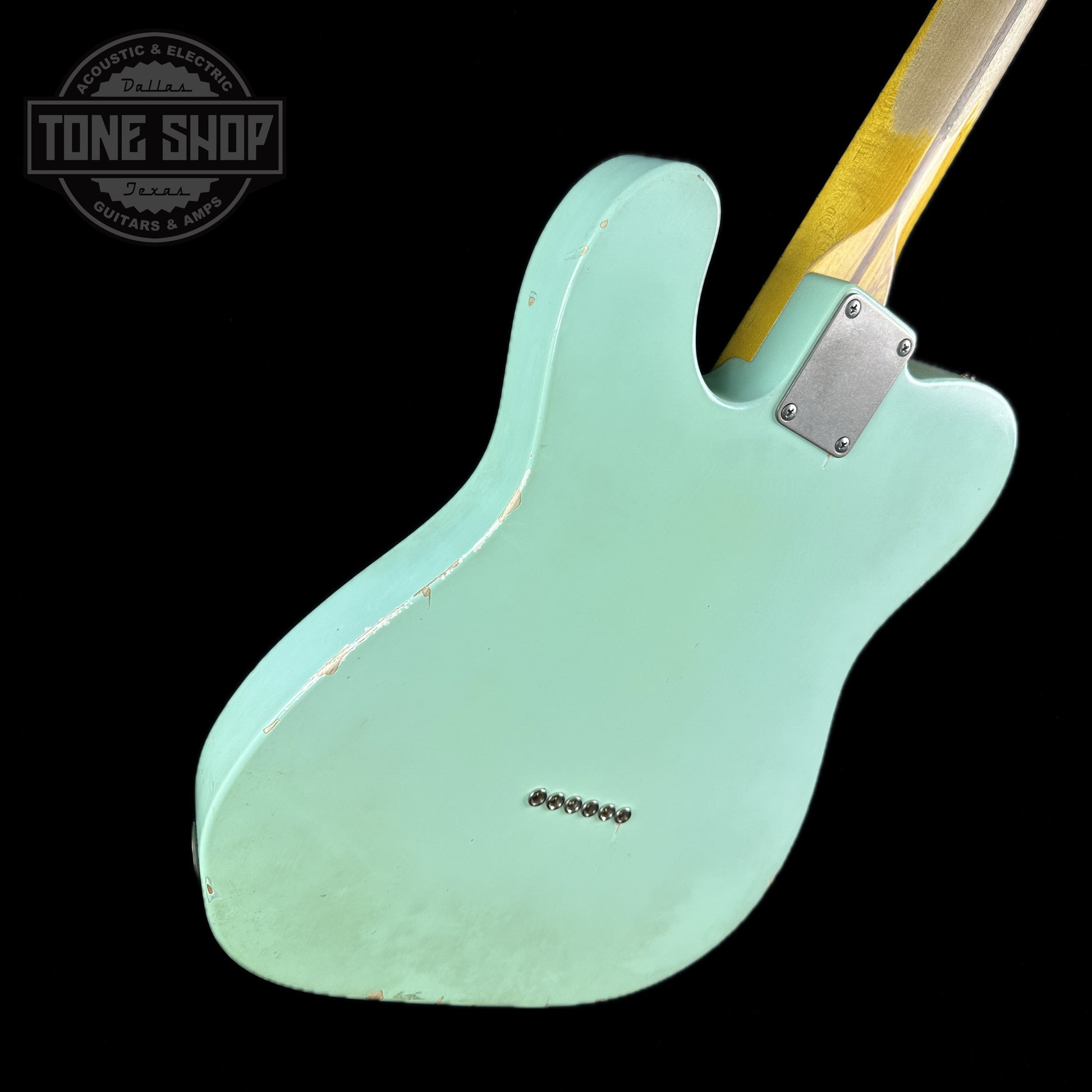 Back angle of Used Nash T-57 Surf Green.