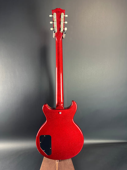 Full back of Used Gibson Custom Shop M2M 1960 Les Paul Special Double Cut Red Sparkle.