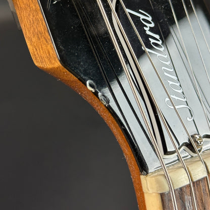 Chips in headstock of Used Gibson Les Paul Standard 50s Tobacco Sunburst.