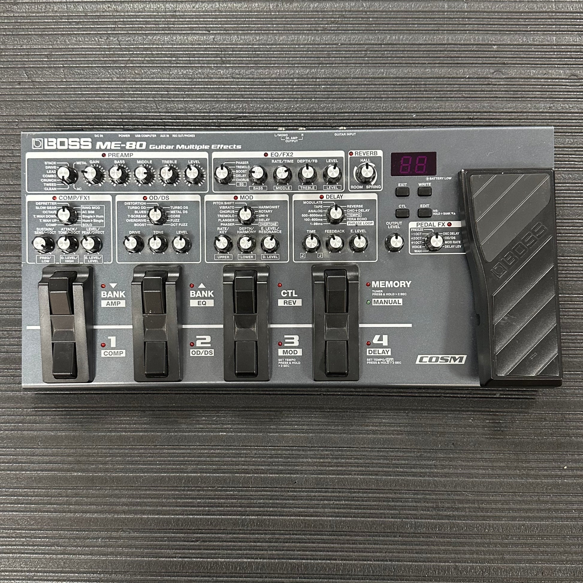 Top of Used Boss ME-80 Multi Effect Processor TSS4236