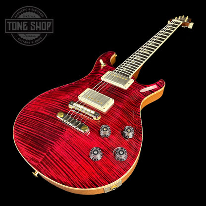 Front angle of PRS Paul Reed Smith McCarty 594 Red Tiger 10 Top Birds.