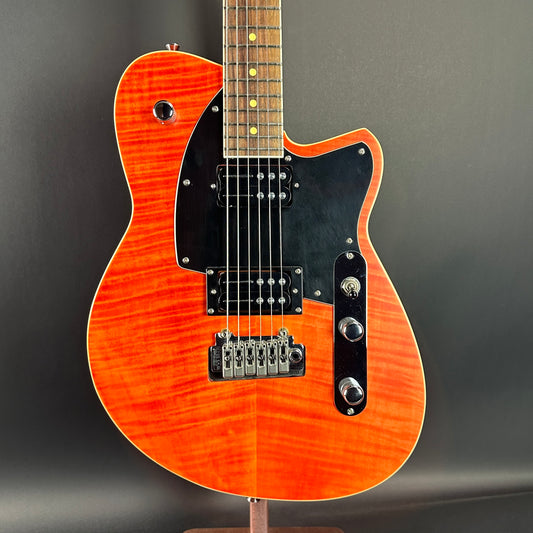 Used Reverend Reeves Gabriel Signature Satin Orange Flame w/case TSU18970