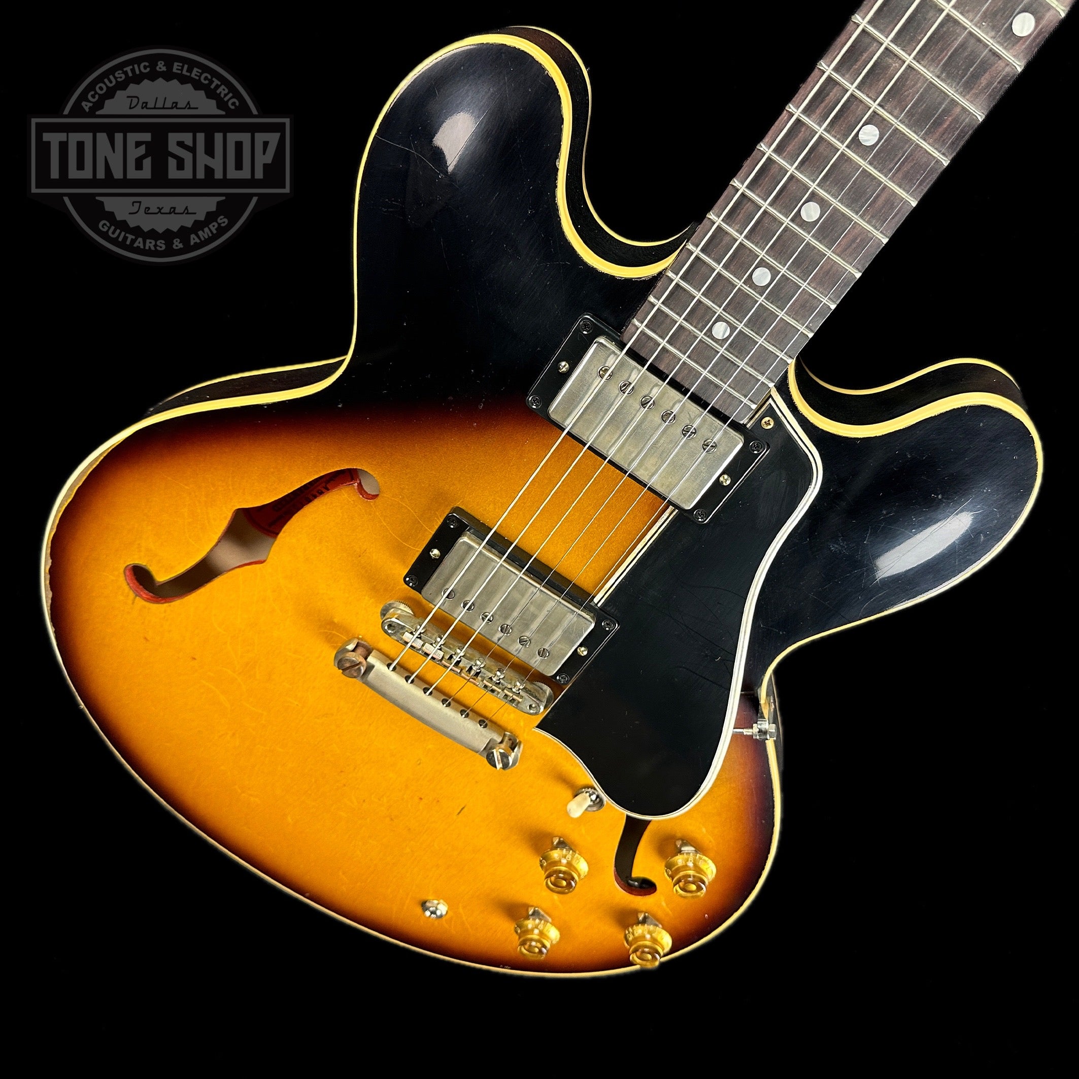 Gibson Custom Shop 1958 ES-335 Faded Tobacco Sunburst Murphy Lab Heavy Aged  Limited w/case