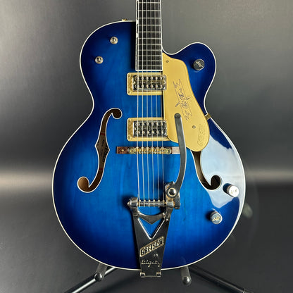 Front of Used Gretsch G6120 SB Blueburst.