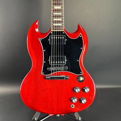 Front of Used Gibson SG Standard Cherry.