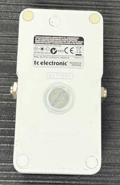 Bottom of Used TC Electronic Polytune Tuner