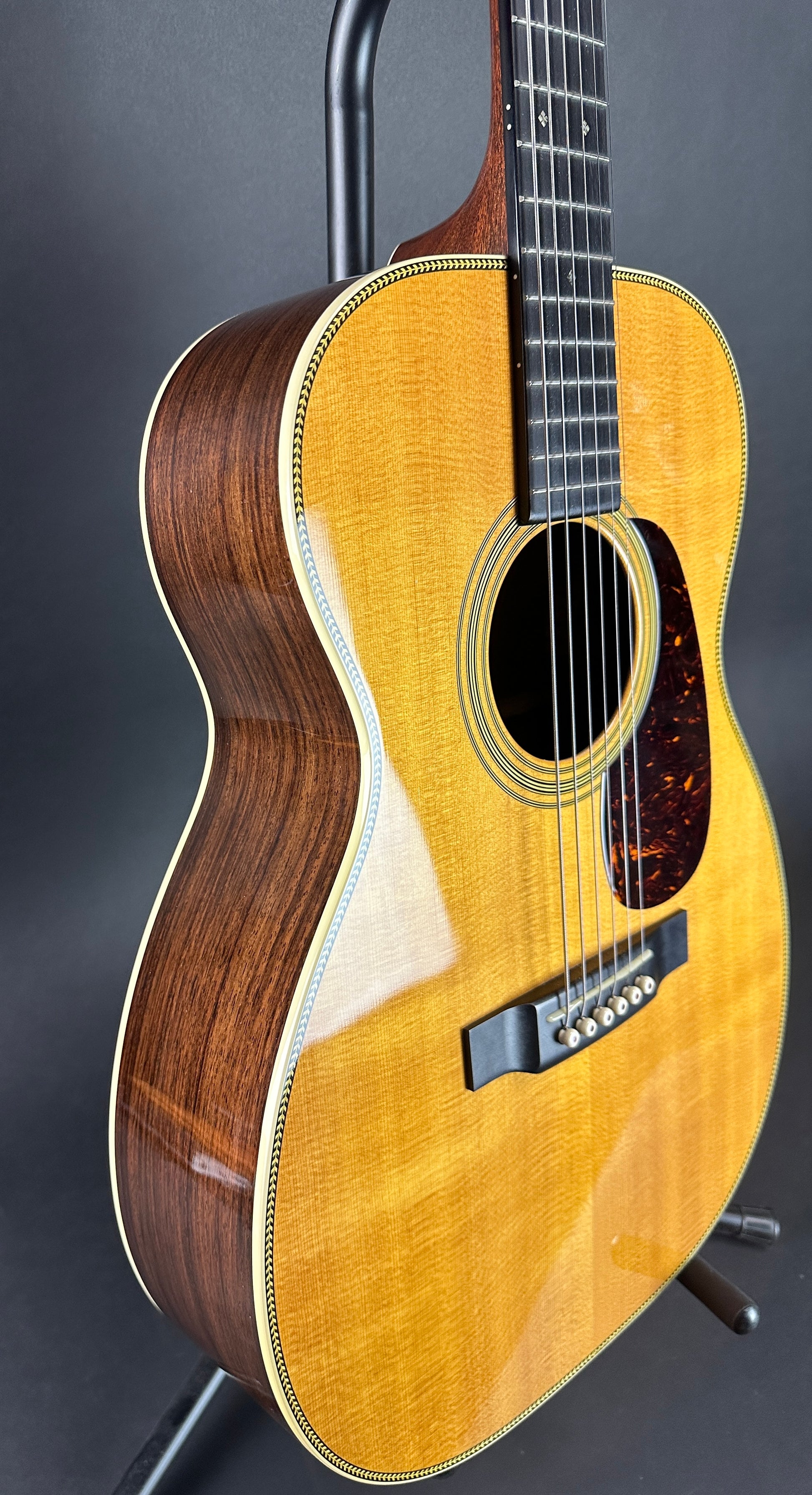 Side of Used Martin 00-28 Natural.