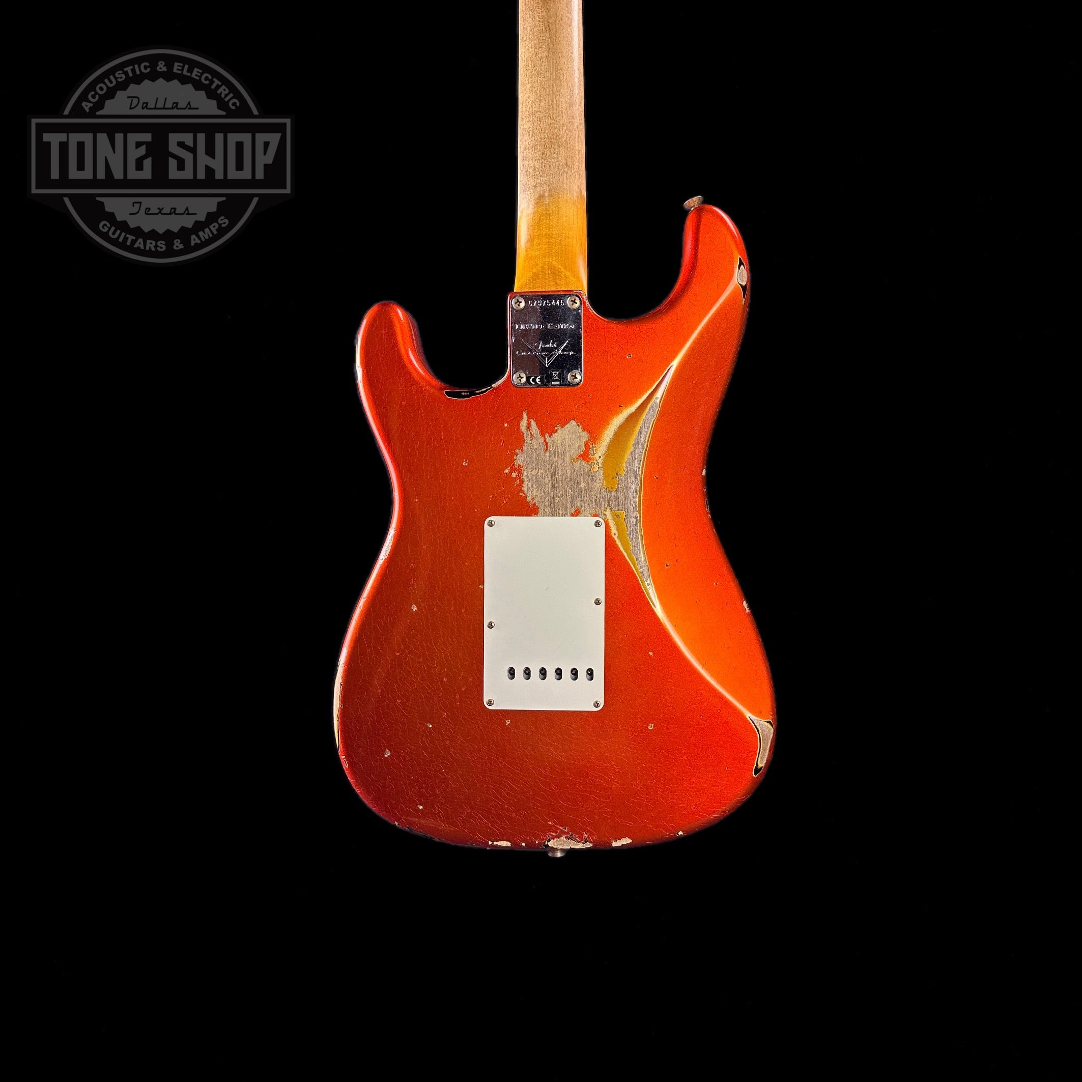Fender Custom Shop Limited Edition 62 Strat Heavy Relic Aged Candy  Tangerine Over 3 Color Sunburst w/case