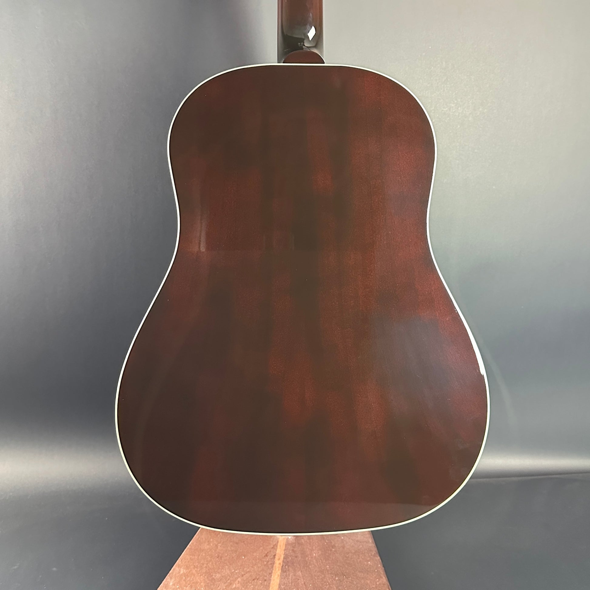 Back of Used Gibson J-45 Standard 12 String Vintage Sunburst.