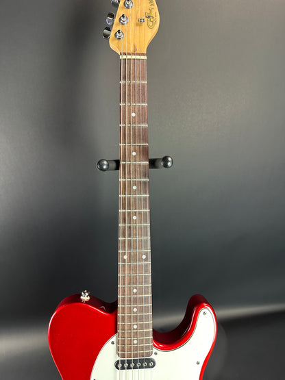 Fretboard of Used G&L Tribute ASAT Classic Red.