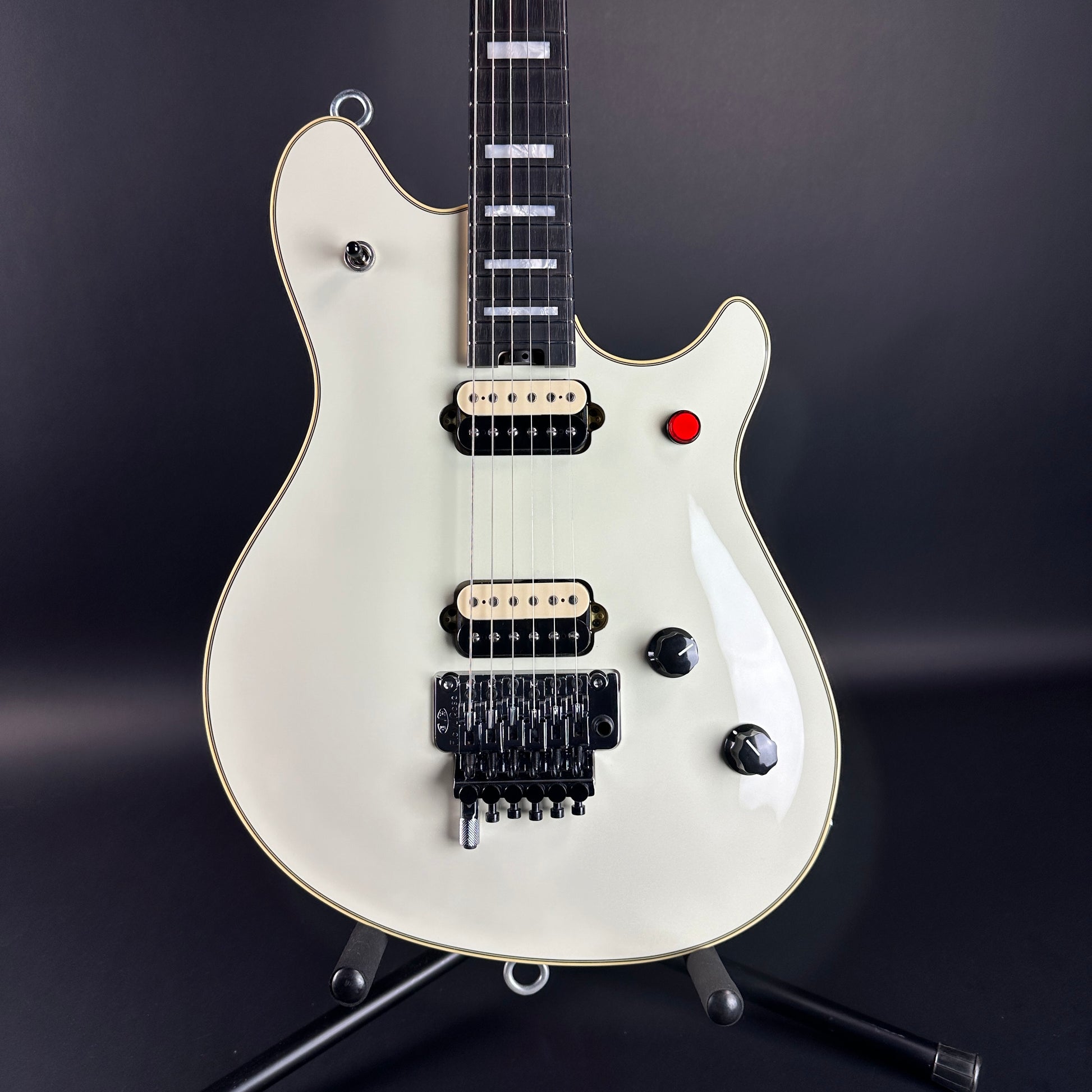 Front of Used EVH MIJ Series Wolfgang Signature Ivory