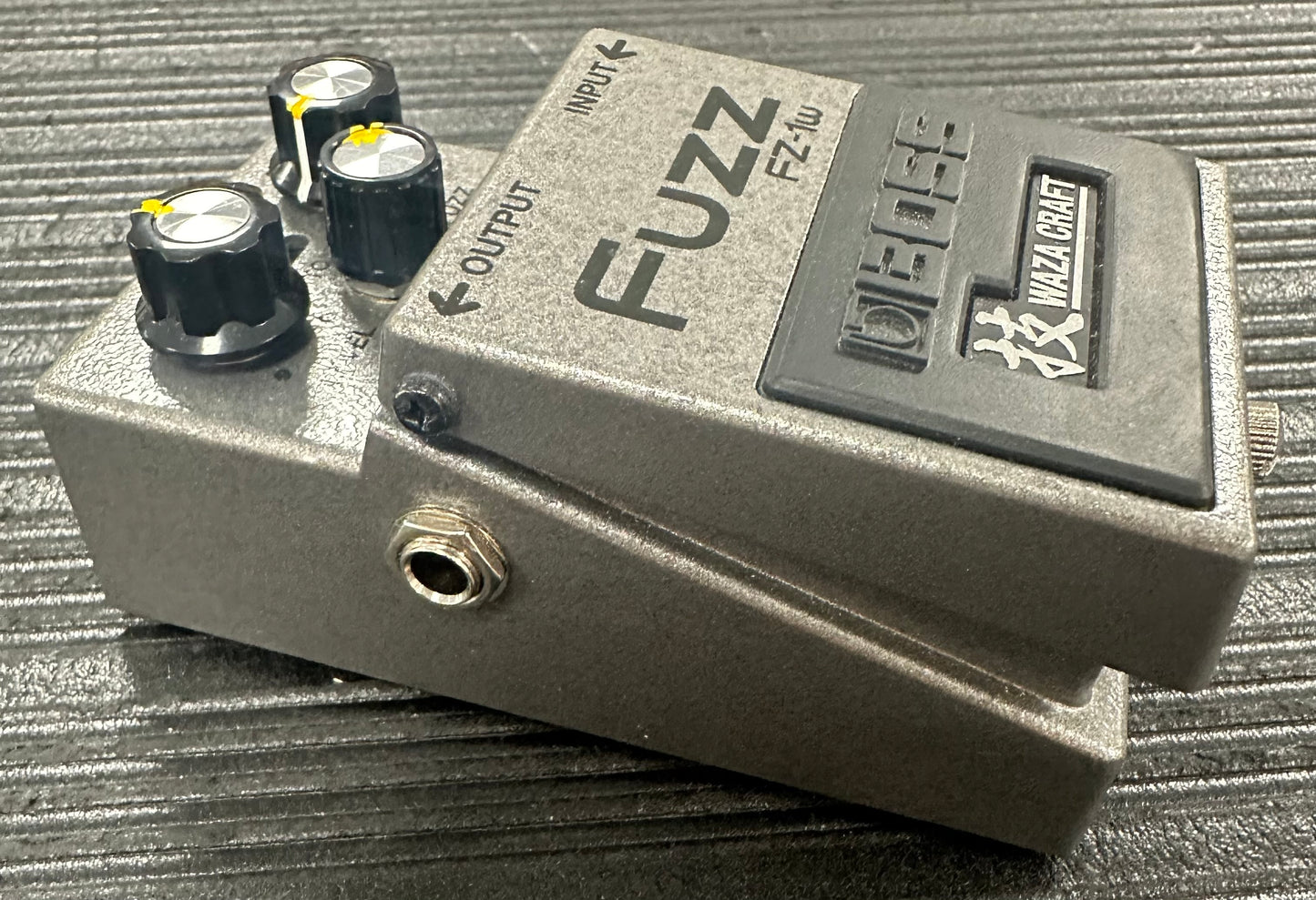 Side of Used Boss FZ-1W Fuzz Pedal w/box TSS4106