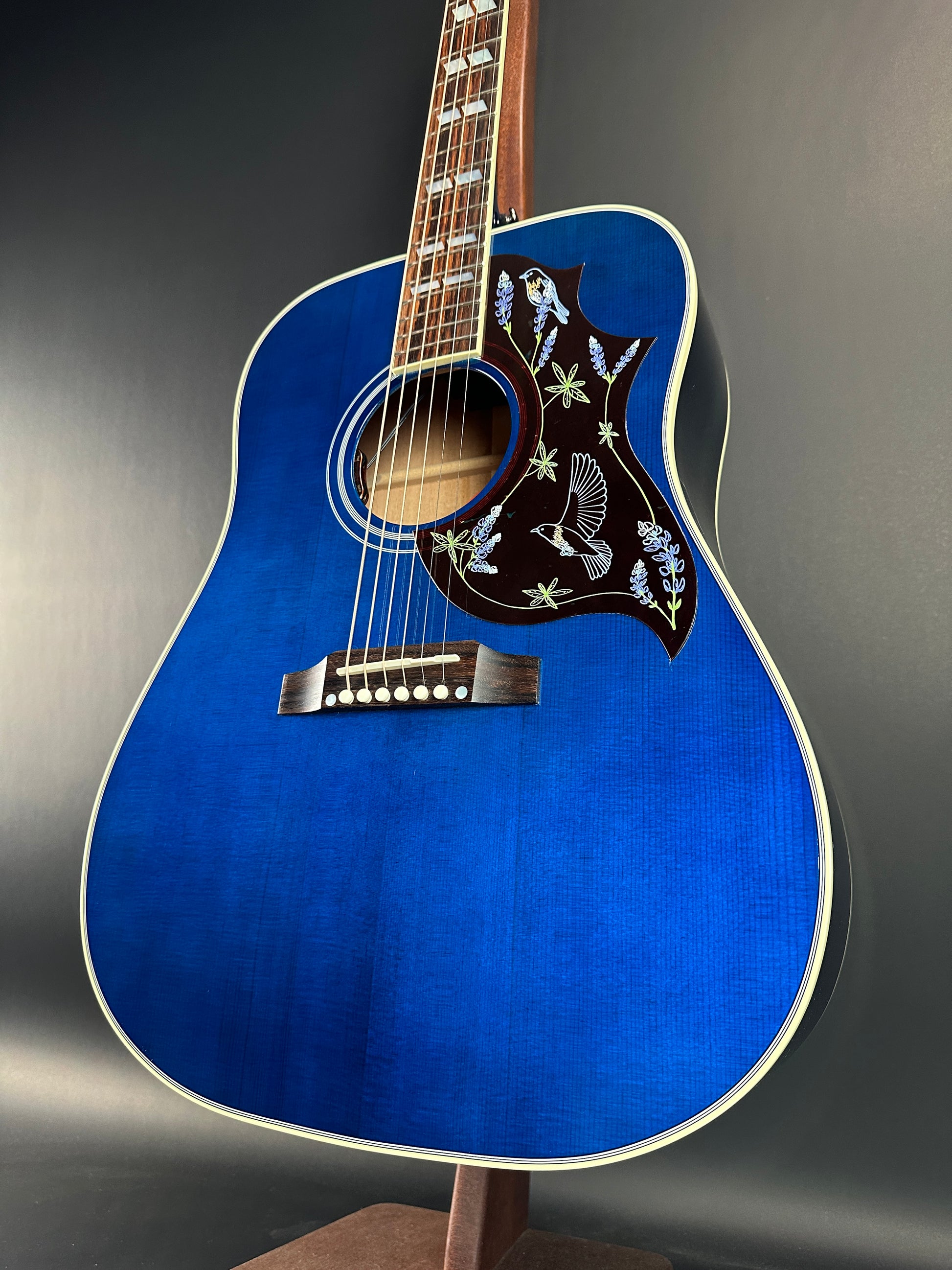 Front angle of Used Gibson Bluebird Miranda Lambert Signature.