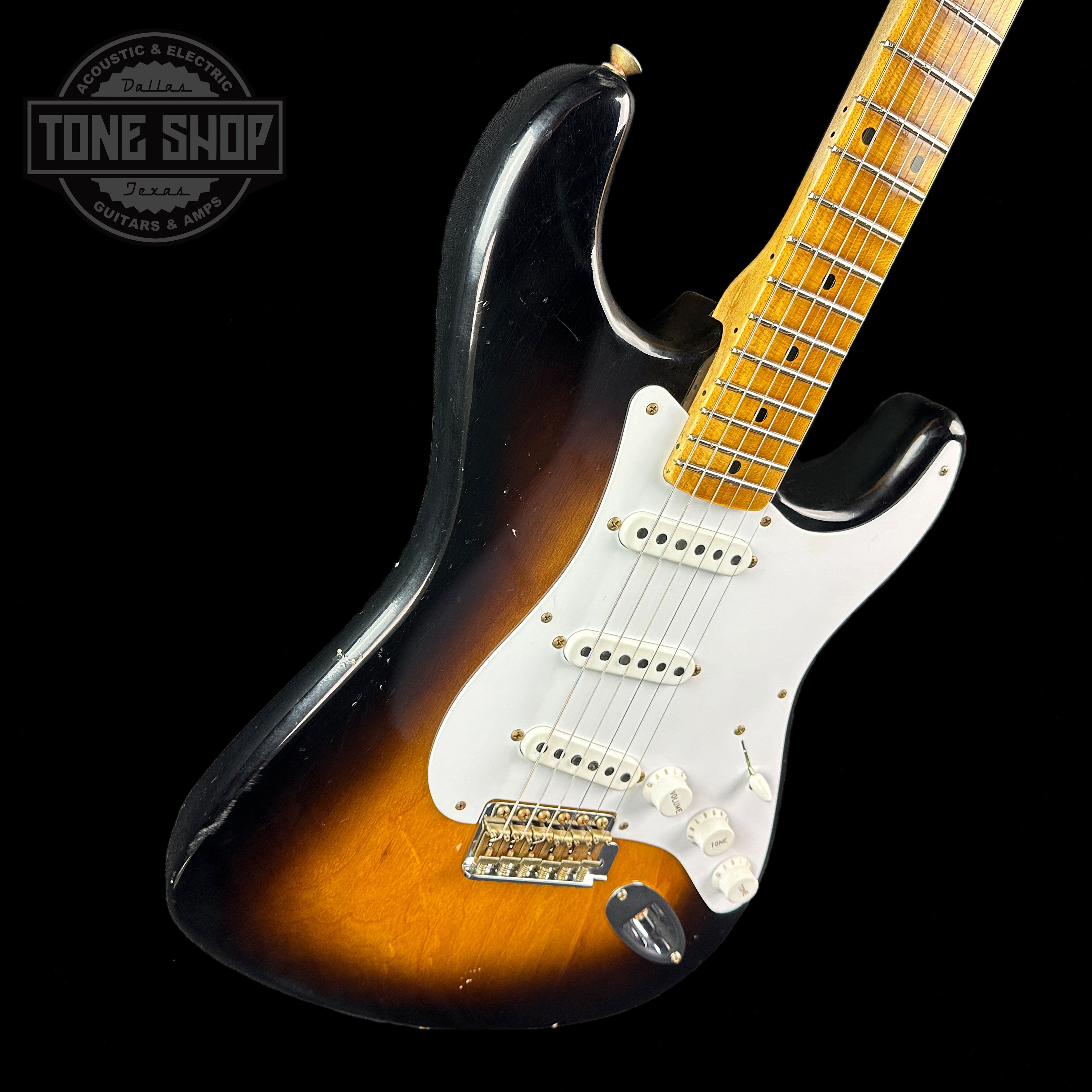 Fender Custom Shop LTD 70th Anniversary 1954 Stratocaster Journeyman Relic  2-Color Sunburst w/case