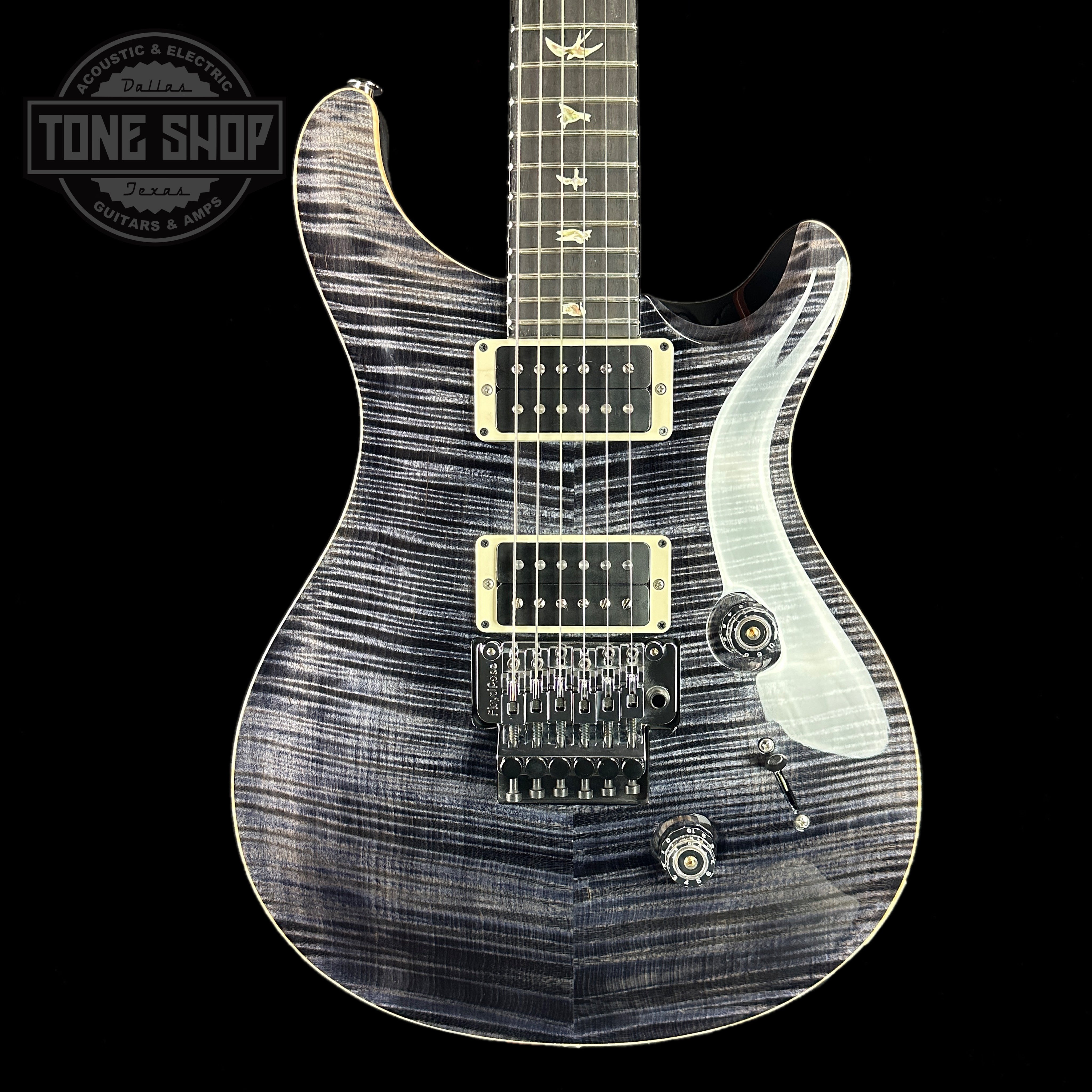 PRS Custom 24 Floyd 10 Top Grey Black w/case