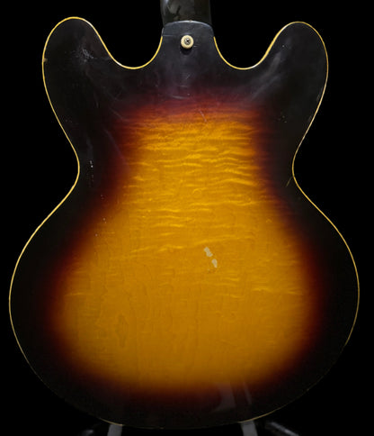 Back of Used Vintage 1982 Gibson ES-335 Kalamazoo Sunburst w/Case TSS4886