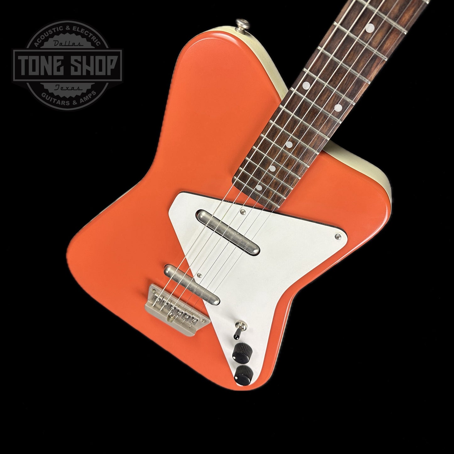 Front angle of Used Danelectro Dano Pro Reissue.