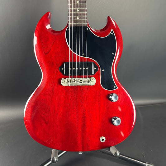 Front of Used Gibson SG Jr Cherry.