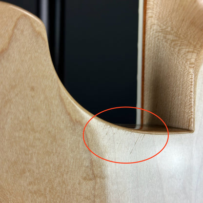 Scratches on back of Used 2004 Rickenbacker 4003 Natural.