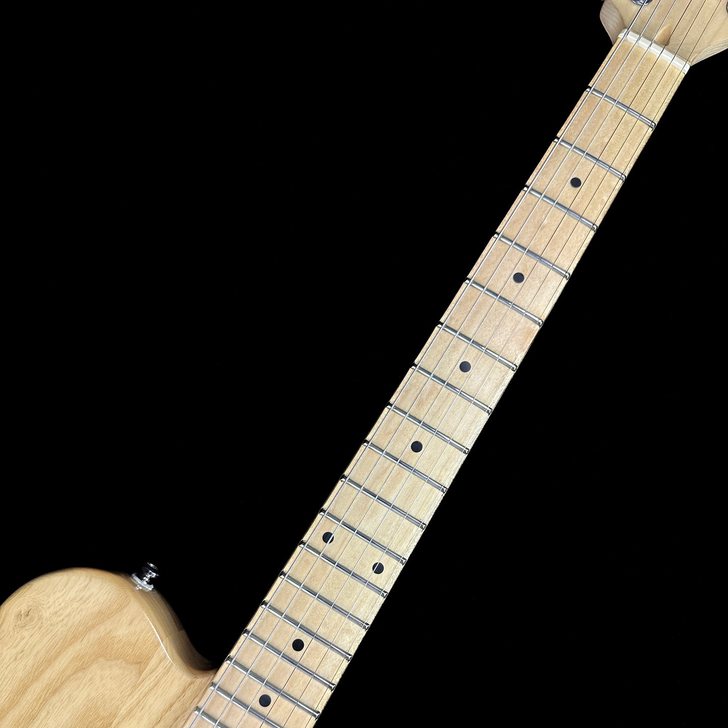 Fretboard of Used G&L ASAT Classic Natural.