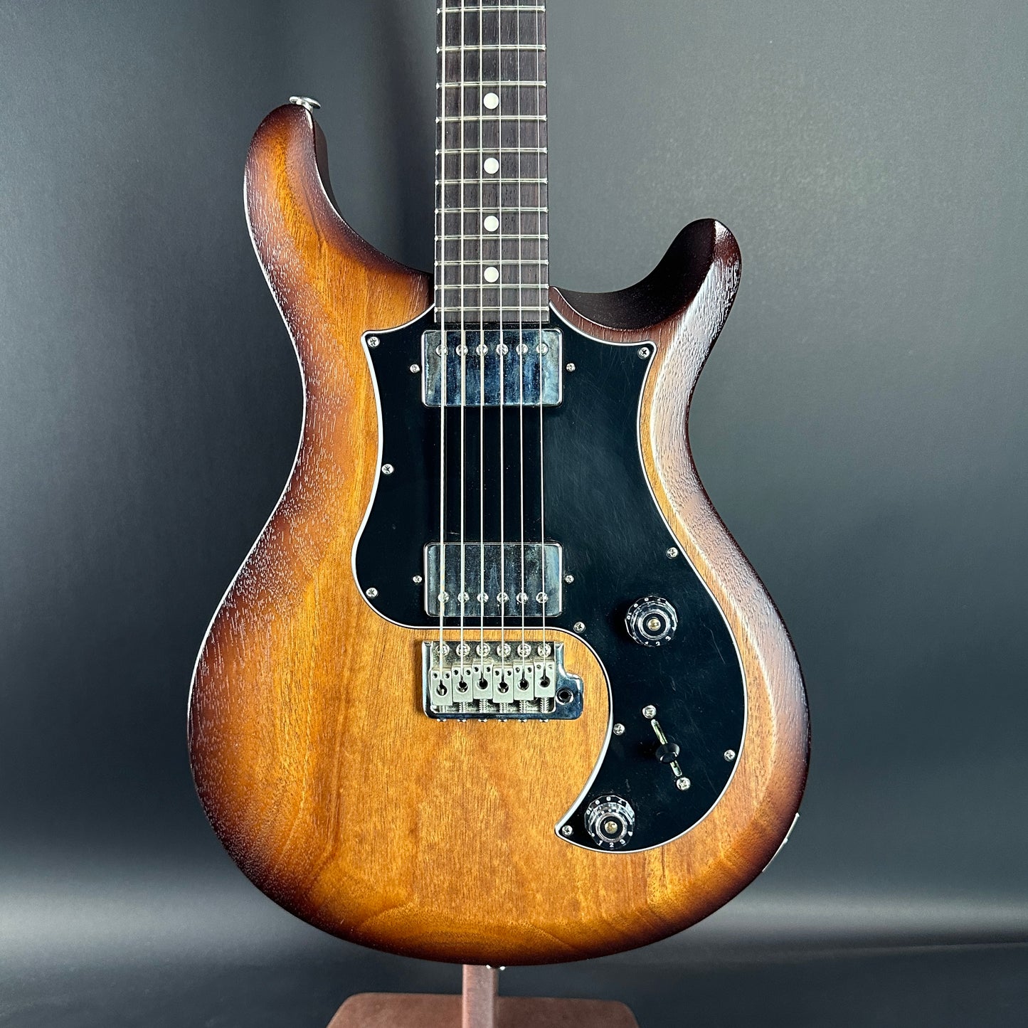 Front of Used 2023 PRS S2 Standard 22 Satin Tobacco Burst.