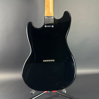 Back of Used 1999 Squier Vista Musicmaster Black.