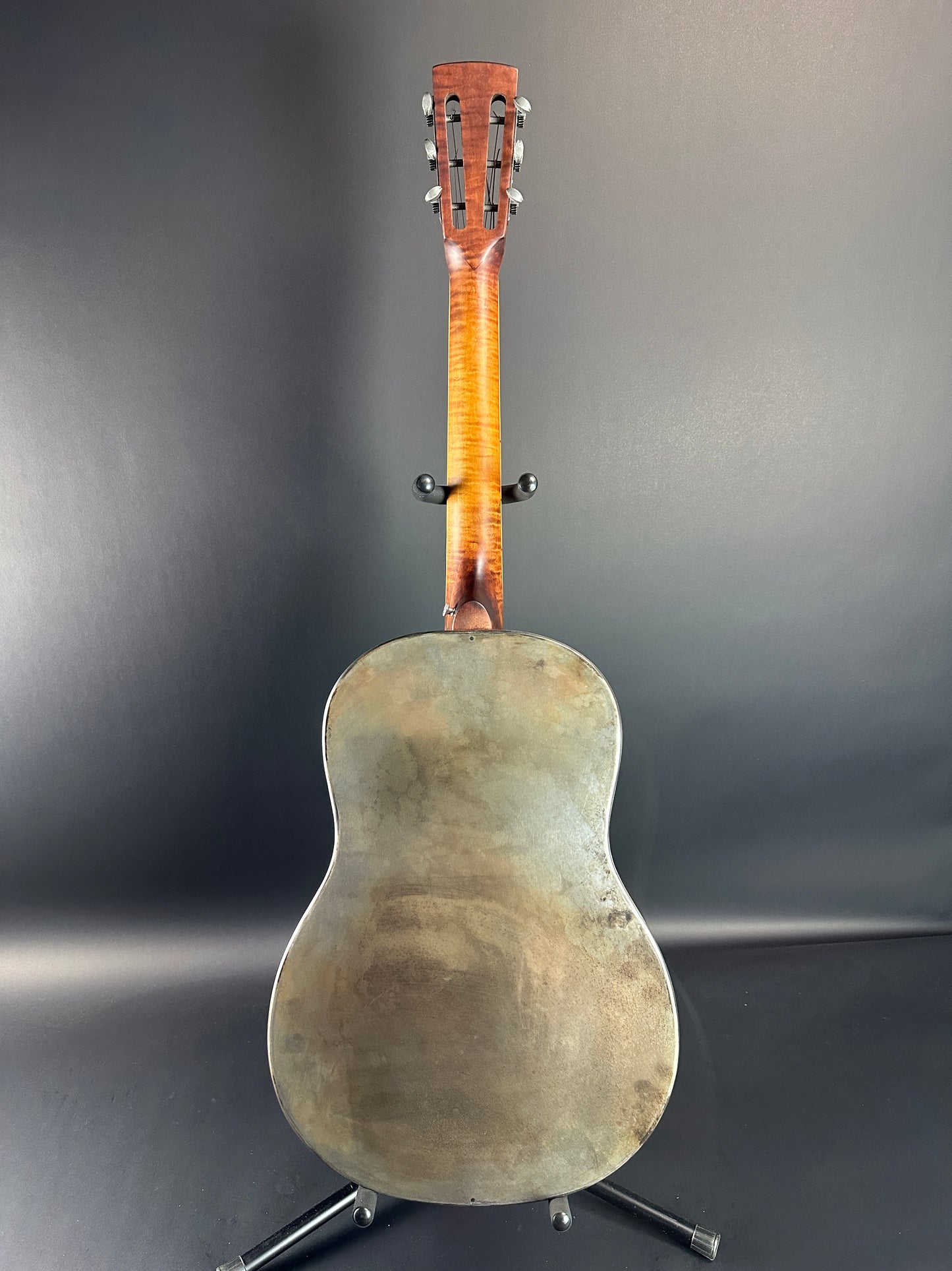 Full back of Used Mule Resonator Guitar.