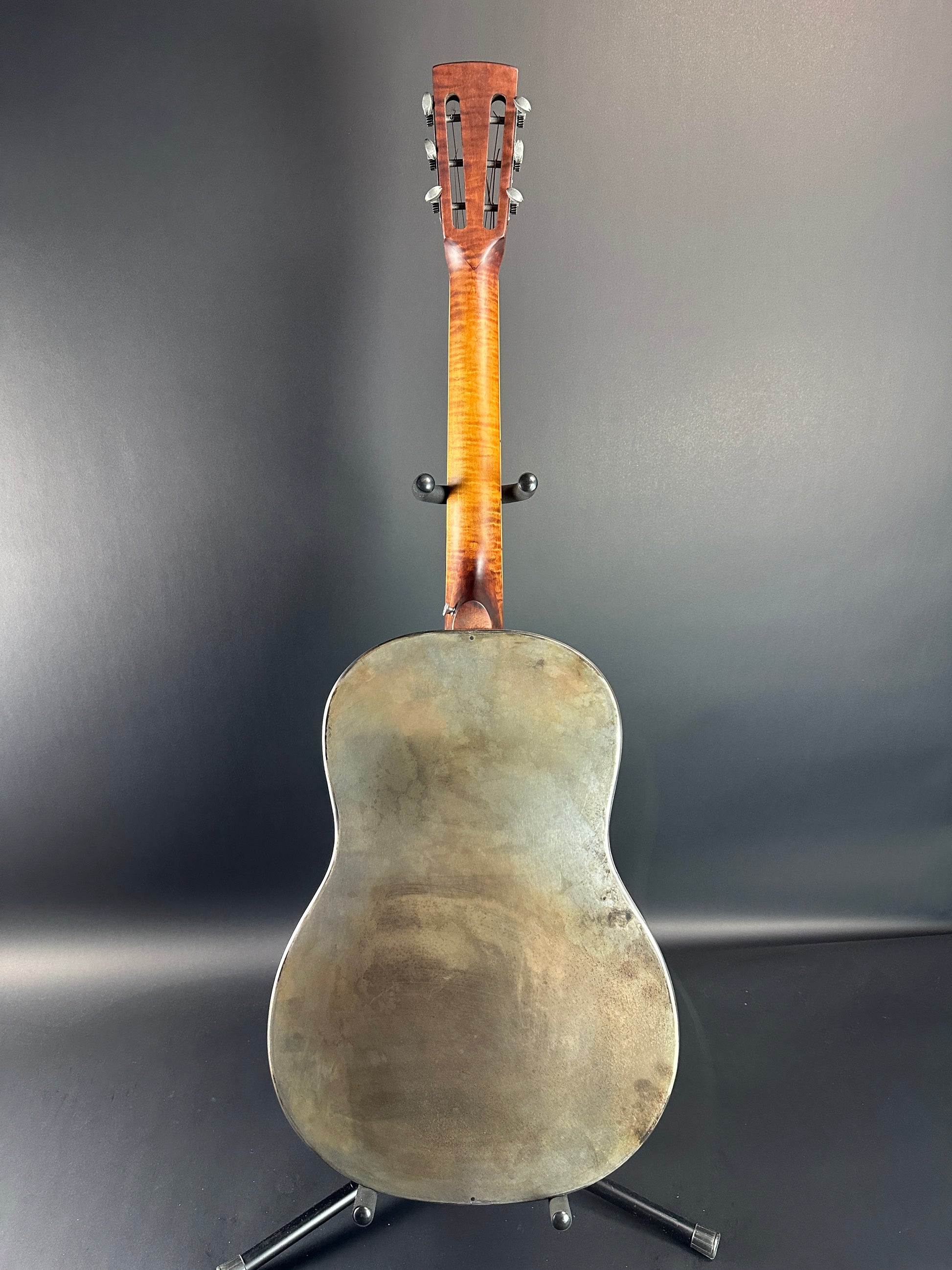 Full back of Used Mule Resonator Guitar.