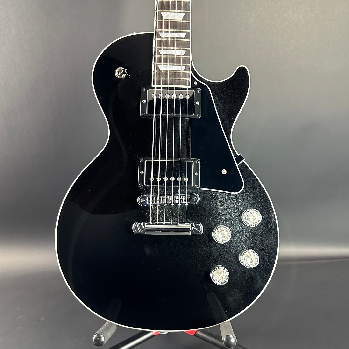 Front of Used Gibson Les Paul Modern Graphite.