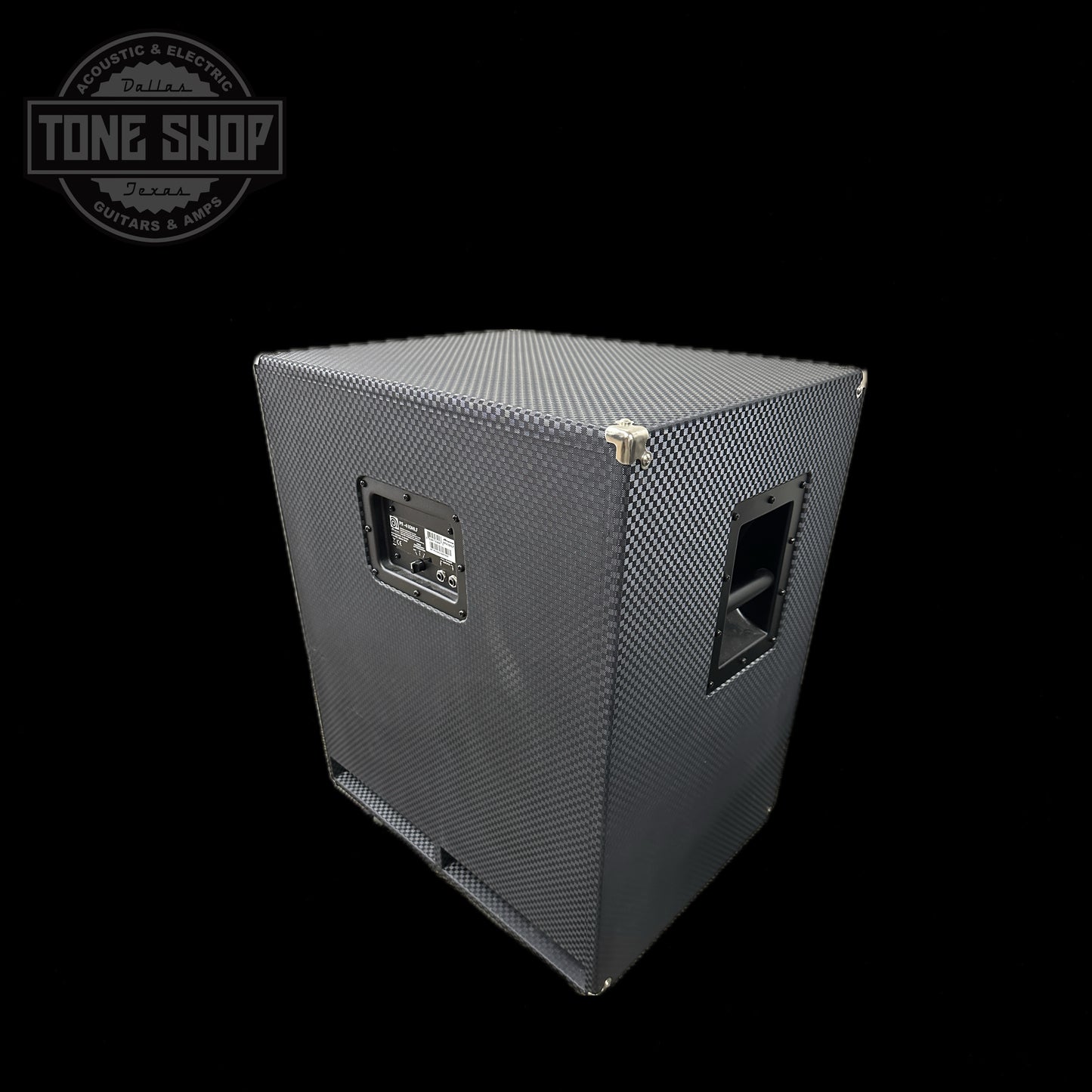 Back of Used Ampeg PF-410 HLF 4x10 Cab.